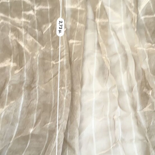 Curtains set of 3 gold beige, like new, large size 2.73x3m