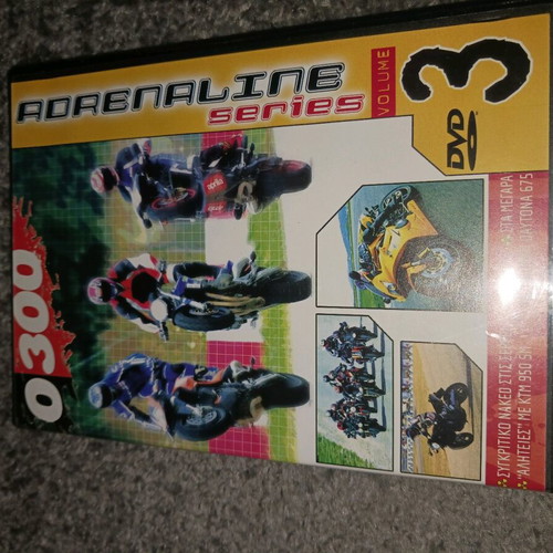 Adrenaline Series DVD like new with motorcycle races