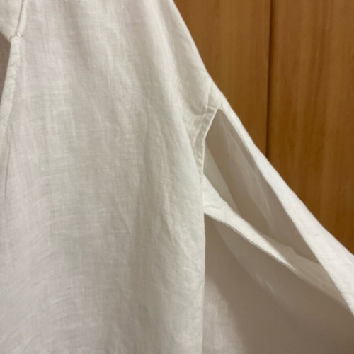 Lotus Eaters white linen shirt new, size large