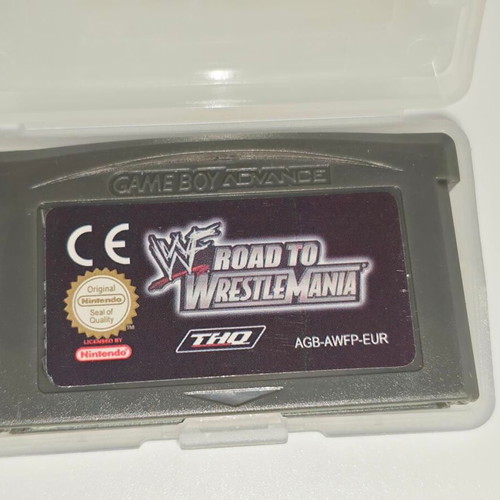 Nintendo GBA WWF Road To Wrestle Mania cartridge like new