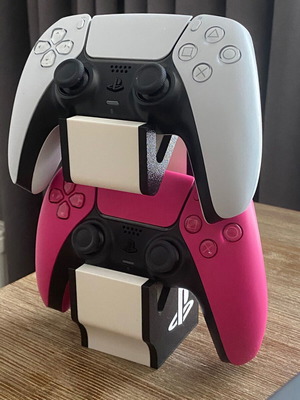 Ps5 Dual Controller Stand 3D Printed New