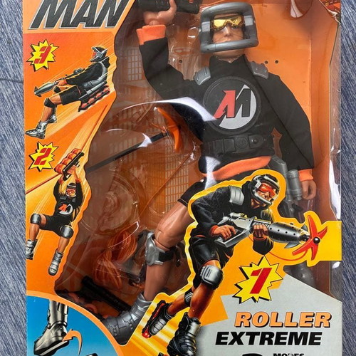 Hasbro Action Man Roller Extreme figure 2000, 12 inch