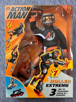 Hasbro Action Man Roller Extreme figure 2000, 12 inch