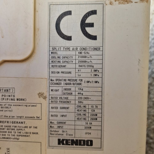 Kendo κλιματιστικό 24000 BTU μεταχειρισμένο με μικρό ελάττωμα