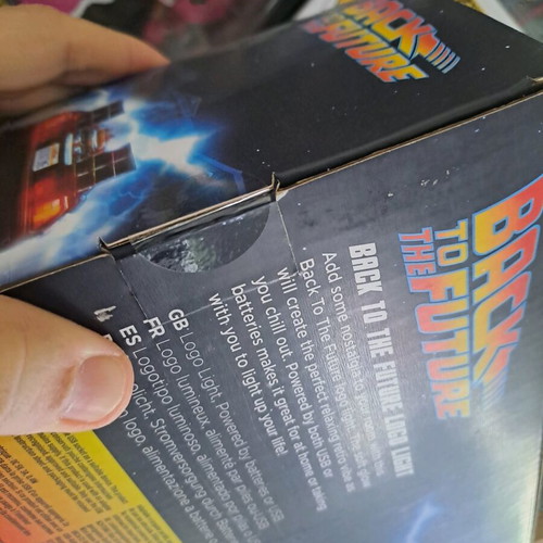 Back to the Future Logo Light new, battery or USB powered