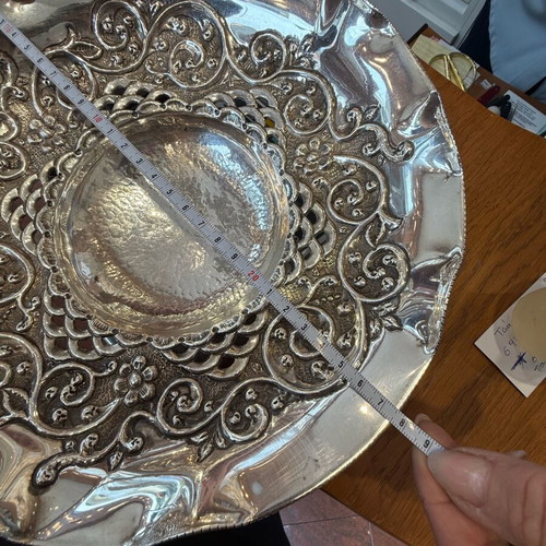 Silver plate 925 like new, 28cm diameter
