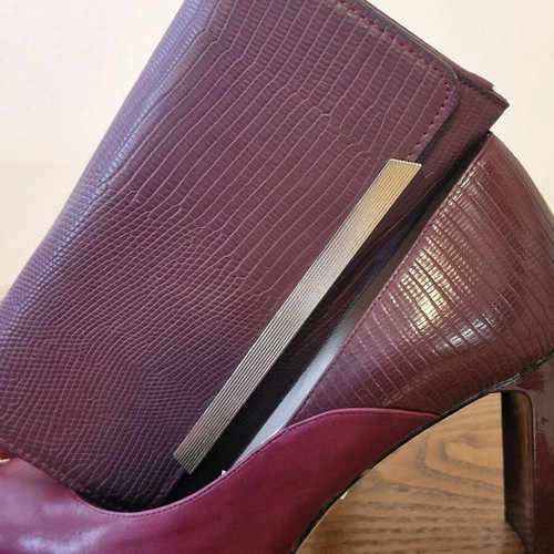 Aldo envelope bag new red and purple