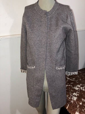 Moschino coat grey like new, size L