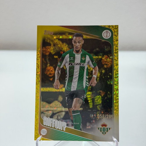 Antony Topps UCC 2025-26 Yellow Inferno Holo 58/299 like new