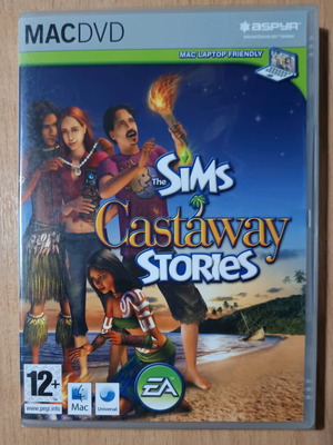 The Sims Castaway Stories Mac DVD σφραγισμένο, παιχνίδι προσομοίωσης