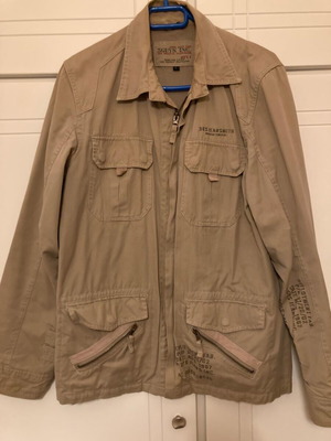 3GUYS men's jacket like new, beige, size L