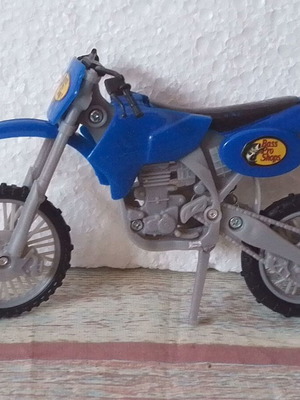 Plastic miniature motocross MX dirt bike like new