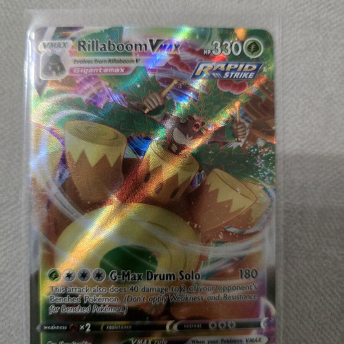 Rillaboom Vmax card new