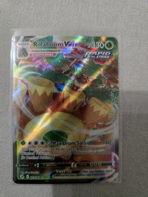 Rillaboom Vmax card new