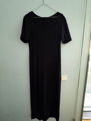 Midi dress, black, elastic, size M