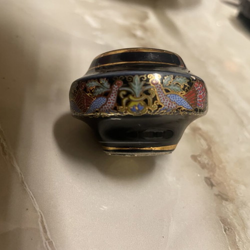 Vogue Solid Parfum 1985 used, Greek porcelain by K. Varvarigos