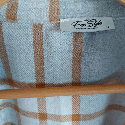 Flannel shirt-jacket women's used, size Small