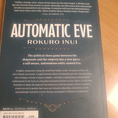 Automatic Eve new book in English