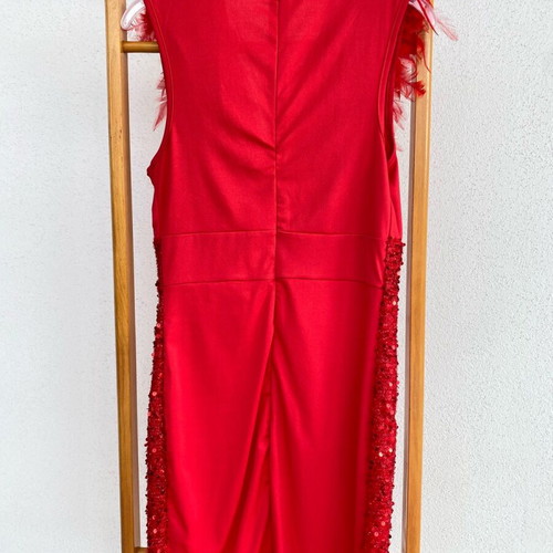 Shein festive dress red like new, size XS
