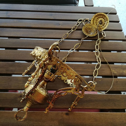 Vintage ceiling light used, functional in excellent condition