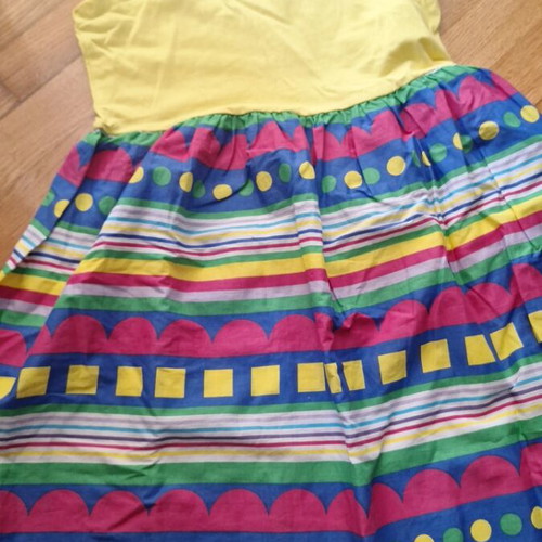 Benetton colorful dress for girls used, size 158 cm, age 11-12
