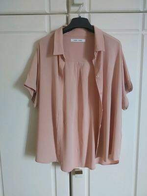 Samsoe & Samsoe viscose shirt like new, misty rose color, size L