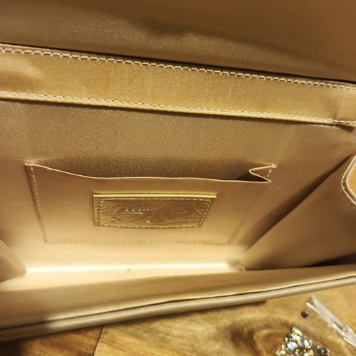By Far Mini Clutch Beige New, Statement Letters