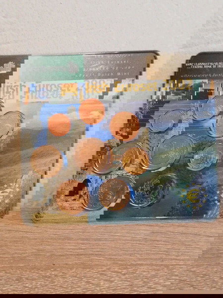 Ιρλανδια επισημο μπλιστερ ευρω 2002,euro coin blister