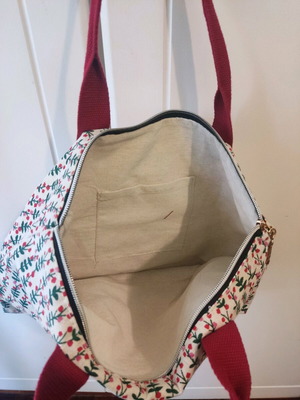 Canvas shoulder bag like new