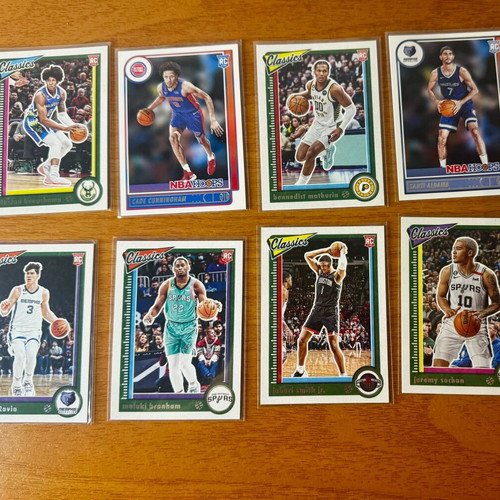 Panini NBA Rookies 2021-22 cards like new, lot of 8
