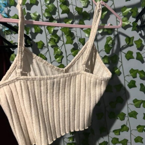 Shein beige crop top like new