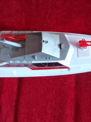 Antique Coast-Guard Italy toy ship 1985-1990 new, 50 cm