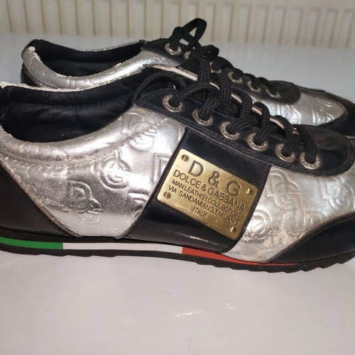 Dolce & Gabbana casual shoes size 43 used, black and grey