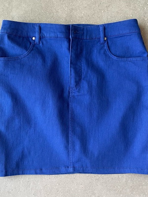 Women's denim mini skirt like new, blue, size M H&M