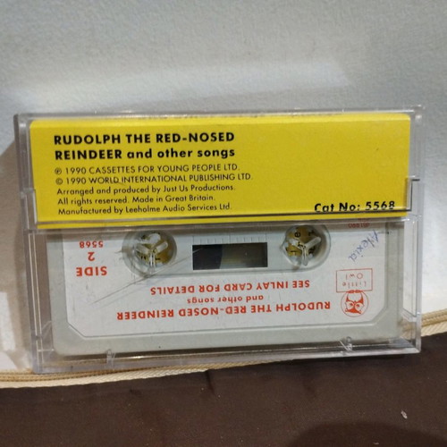 Rudolph the Red Nosed Reindeer and Other Songs cassette used, traditional