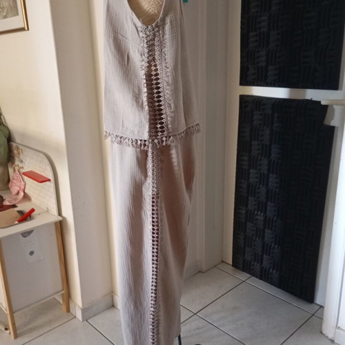 Luna cotton women's set L/XL like new, beige