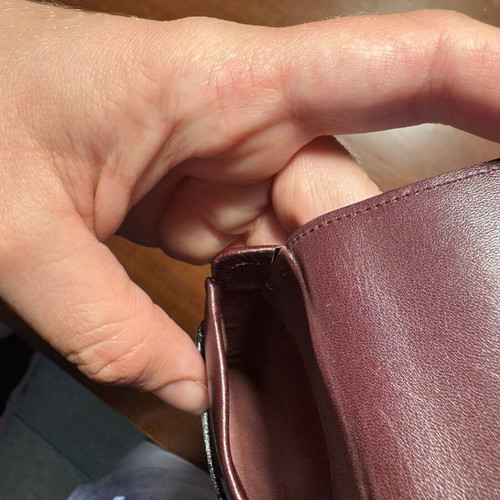 Davidoff Genuine Leather Cigar Case Bordeaux vintage like new