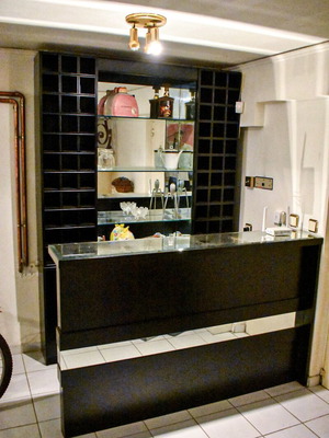 Bar furniture like new, black color