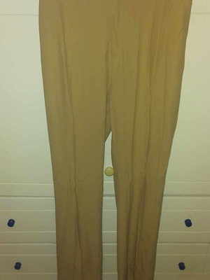 Beige pants like new, thin fabric, size XL