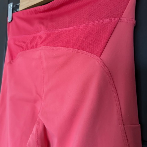 Bershka athletic leggings used, pink, size S