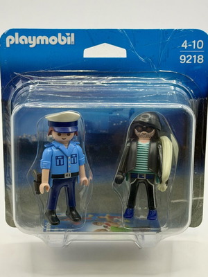 Playmobil 9218 Duo Pack Police Officer and Thief Figures new