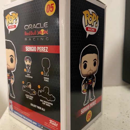 Funko Pop! Sergio Perez Oracle Red Bull Racing 05 vinyl figure new