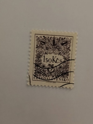 Czechoslovakia collectible stamp 150 Kčs like new