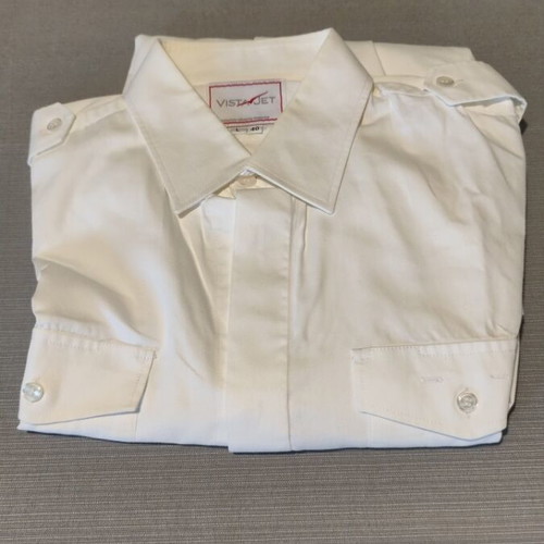 Pilot shirts used, 5 short sleeve and 4 long sleeve, size L, 100% cotton