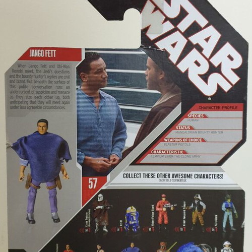 Star Wars Jango Fett Action Figure Hasbro 2007 New