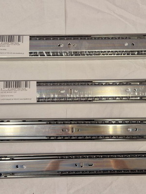 D-FLEX 50cm Soft Close Telescopic Drawer Slides new