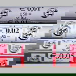  ΒΕΛΓΙΟ 1 σεντ 1999, 2 σεντ 2000, 5 σεντ 1999 Ευρώ Μασούρια σύνολο 50 νομίσματα Σπάνια