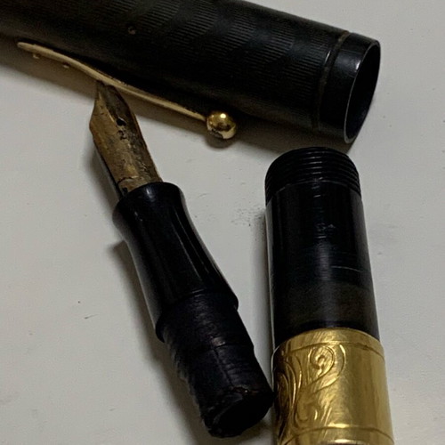 Waterman 52 1/2 V fountain pen used with gold #2 nib, rare