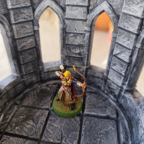 Lord of the Rings Haldir metal miniature handpainted, used