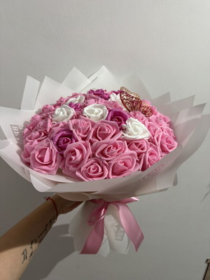 Eternal bouquet of 51 roses